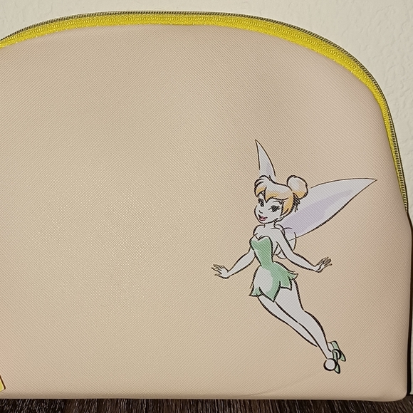 DISNEY DANI TINKER BELL Pouch Make-up Travel Zip Bag measurements: approximatel - Picture 4 of 7